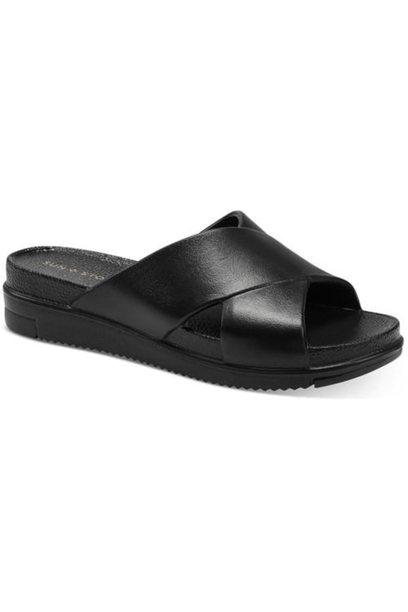 Womens Islla Criss-Cross Front Slide Sandals