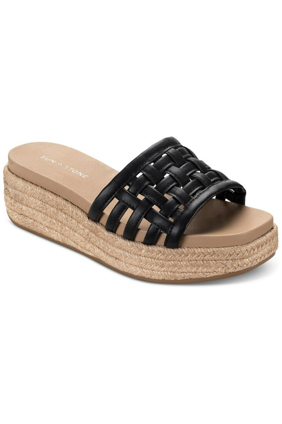 Womens JORDANAA Square Toe Platform Espadrilles
