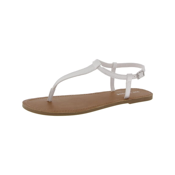 Sun + Stone Womens Krisleyy Printed Open Toe Thong Sandals