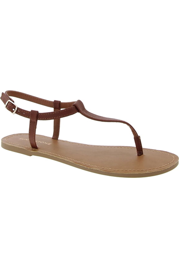 Womens Krisleyy Printed Open Toe Thong Sandals