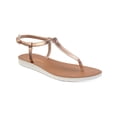 thumbnail image 1 of Sun + Stone Womens Kristi Ankle Summer Thong Sandals, 1 of 3