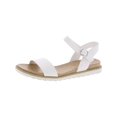 thumbnail image 1 of Sun + Stone Womens Mattie Cork Faux Leather Slingback Sandals, 1 of 3