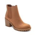 thumbnail image 1 of Sun + Stone Womens Morghan Faux Suede Round Toe Ankle Boots, 1 of 3