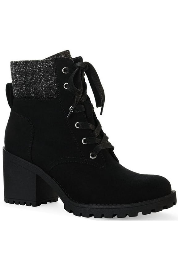 Womens Romina Knit  Combat & Lace-up Boots