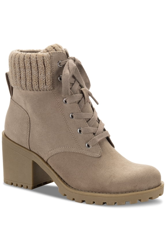 Womens' Romina Lace-up Hiker Booties, Mushroom Micro, 11