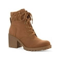 thumbnail image 1 of Sun + Stone Womens Romina Knit  Combat & Lace-up Boots, 1 of 3