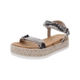 thumbnail image 1 of Sun + Stone Womens Rylaan Casual Flatform Platform Sandals, 1 of 3