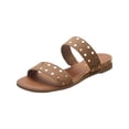 thumbnail image 1 of Sun + Stone Womens SS EASTEN Woven Slip On Flat Sandals Tan 7 Medium (B,M), 1 of 3