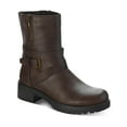 thumbnail image 1 of Sun + Stone Womens Stellaa Faux Leather Lugged Sole Motorcycle Boots, 1 of 3
