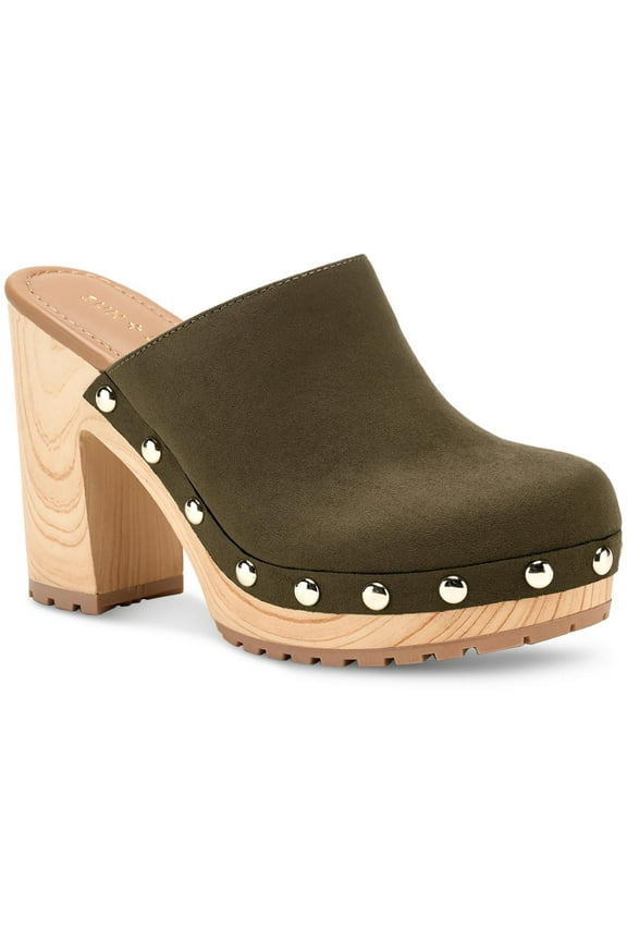 Womens Tanyaa Microsuede Slip-On Mules