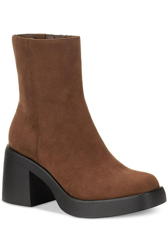Womens Tiannaa Faux Suede Ankle Boots