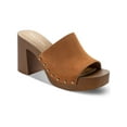 thumbnail image 1 of Sun + Stone Womens Twiggyy Faux Suede Studded Block Heel, 1 of 1