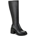 thumbnail image 1 of Sun + Stone Womens Tylaa Tall Round Toe Knee-High Boots, 1 of 1