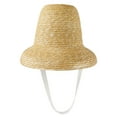thumbnail image 1 of Sun Straw Hat Tall Crown Lightweight Long Strap Hats Wide Brim Sun Hat Accessory Beach Hat for Women, 1 of 9