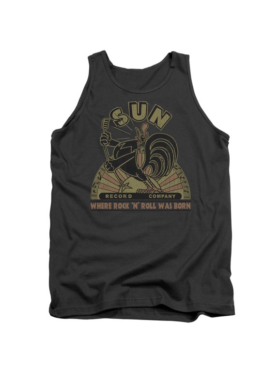 Sun Sun Rooster Adult Tank Top Charcoal