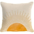 thumbnail image 1 of Sun Sunrise Sunshine Abstract Home Girls Bedroom Decorations Soft Throw Pillow Cover, Sunset Boho Pillow Case Pillowcase, 18x18 Inch, 1 of 3