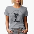 thumbnail image 1 of Sun, Surf Boards & Palm Trees, Heather Grey T-Shirt, Medium, 1 of 5