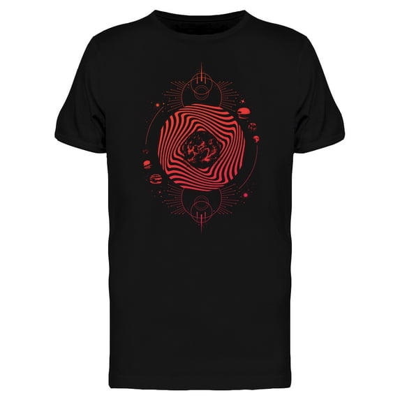 Sun Surreal Planets Geometrical Tee Men's -Image by Shutterstock