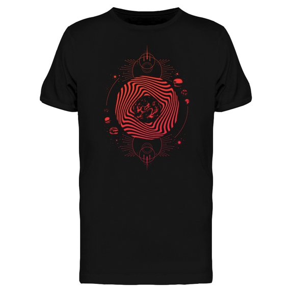 Sun Surreal Planets Geometrical Tee Men's -Image by Shutterstock