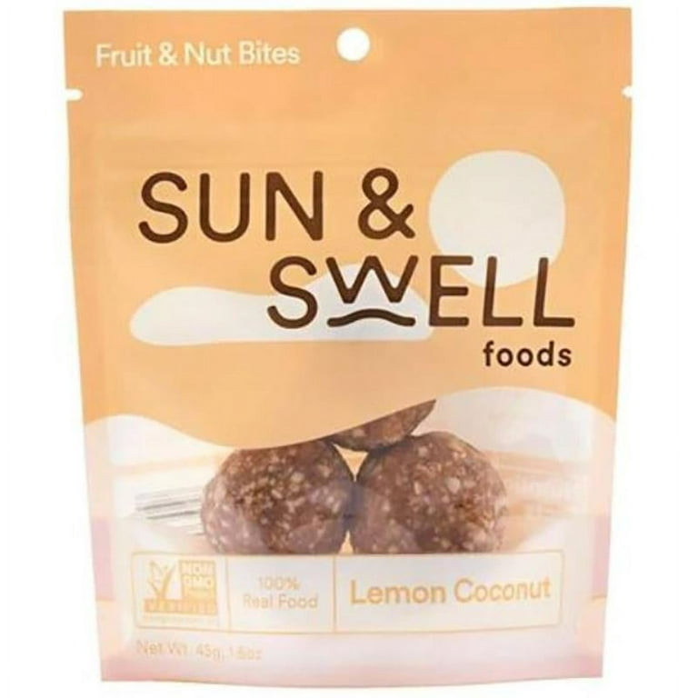 Sun & Swell - Fruit & Nut Bites With Lemon & Coconut, 1.6 oz
