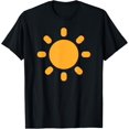 thumbnail image 1 of Sun T-Shirt men and women can wear, black, white, gifts, 1 of 4