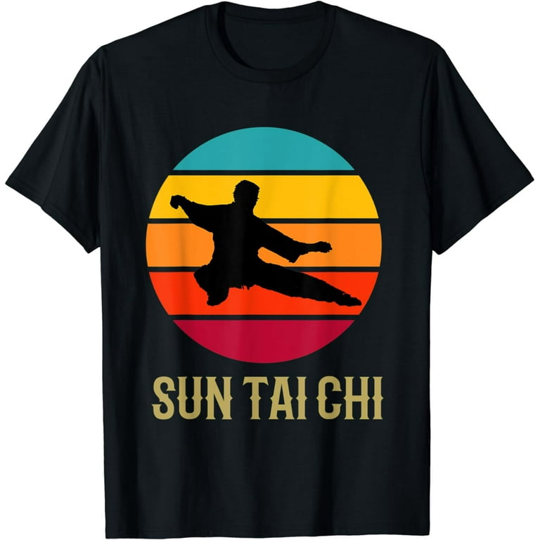 Vintage Retro Sunset Tai Chi T-Shirt Vintage Retro Sunset Tai Chi T-Shirt