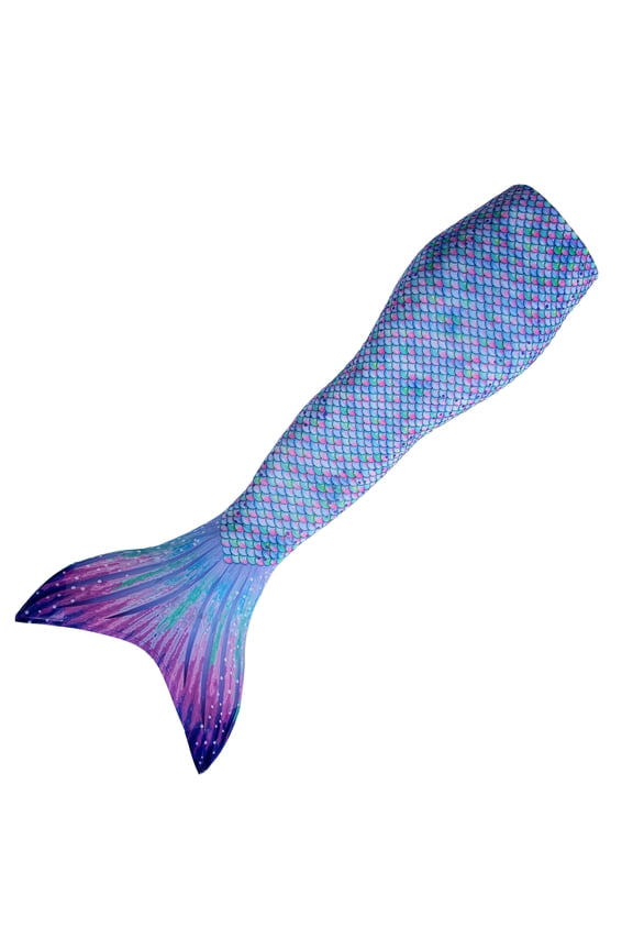 Sun Tail Mermaid Aurora Borealis Tail Skin, Size Child Medium (Monofin not included.)