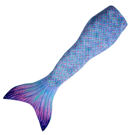 Sun Tail Mermaid Aurora Borealis Tail Skin, Teen/Adult Size Junior Large, (Monofin Not Included) for Women