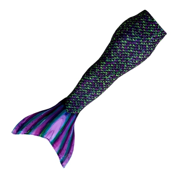 Sun Tail Mermaid Dragon Tail Skin, Teen/Adult Size Junior Small (Monofin not included.)