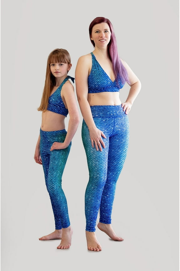 Sun Tail Mermaid Premium Swimmable Leggings