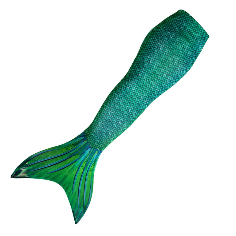 Sun Tail Mermaid Siren Green Tail Skin, Size Child Large (Monofin not  included.)