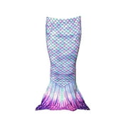 Sun Tail Mermaid Toddler Tail Aurora Borealis Size S 4T/5T