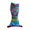 thumbnail image 1 of Sun Tail Mermaid Toddler Tail Hawaiian Rainbow Size XS (2T/3T), 1 of 4
