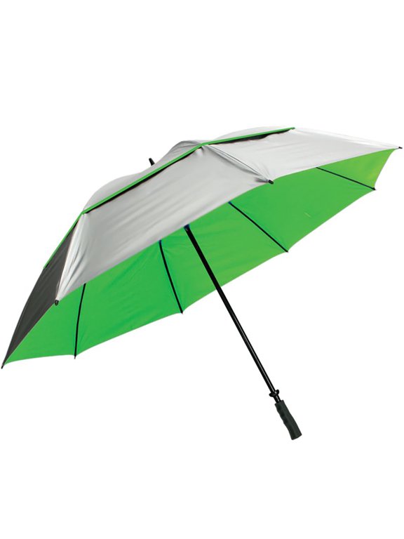 Golf Suntek Silver/Green Umbrella New