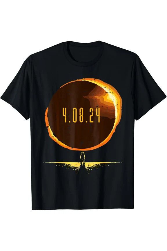 Sun Total Solar Eclipse 2024 Totality April 8 Men Women Kids T-Shirt