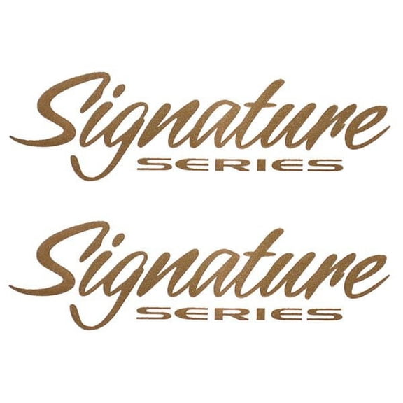 Sun Tracker Boat Signature Decals 111435 | 7 1/8 Inch Gold (Pair)