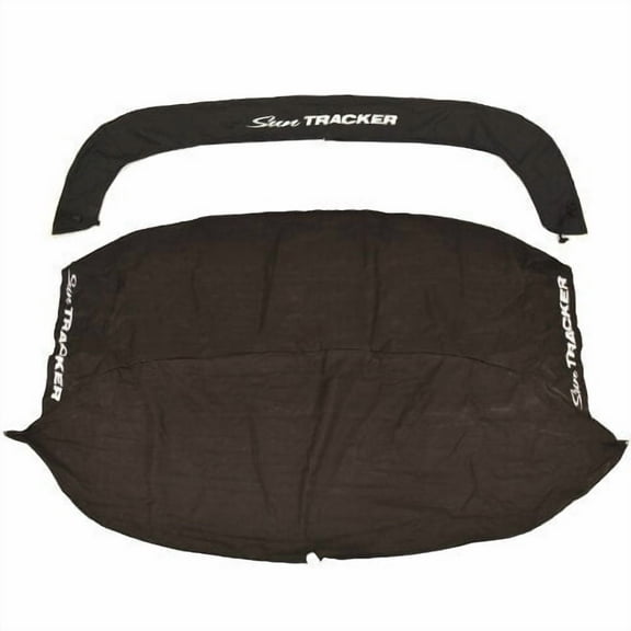 Sun Tracker Pontoon Boat Bimini Cover TCP-374-C-S | w/ Boot Black