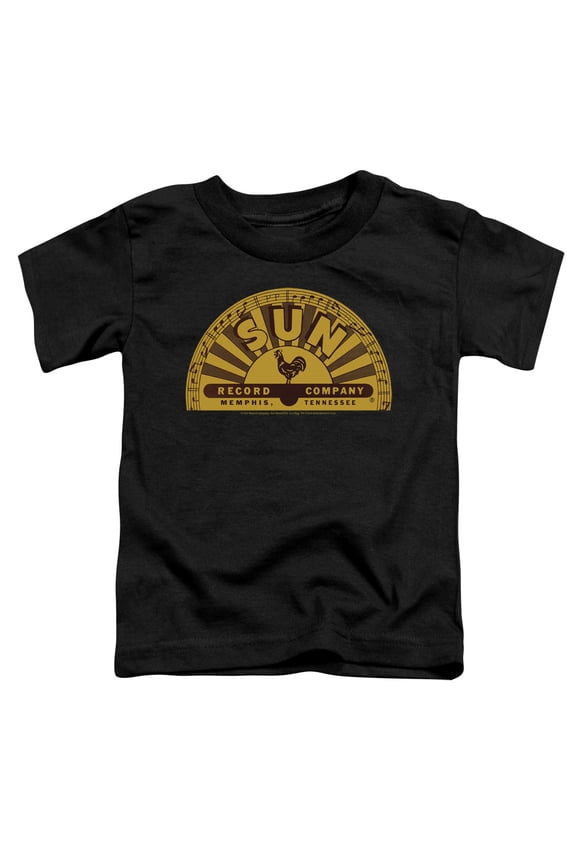 Sun Traditional Logo S/S Toddler T-Shirt Black