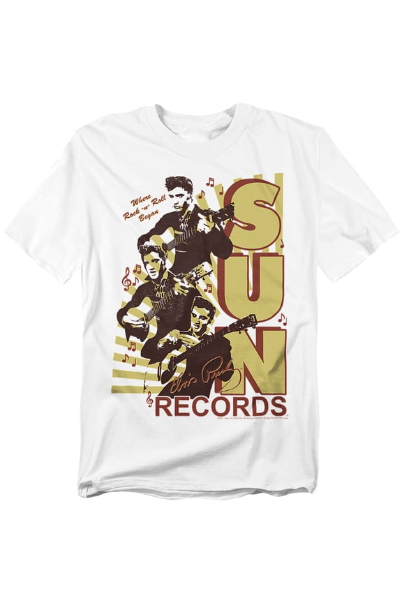Sun T-Shirt Tri Elvis Unisex Graphic Tee For Men & Women
