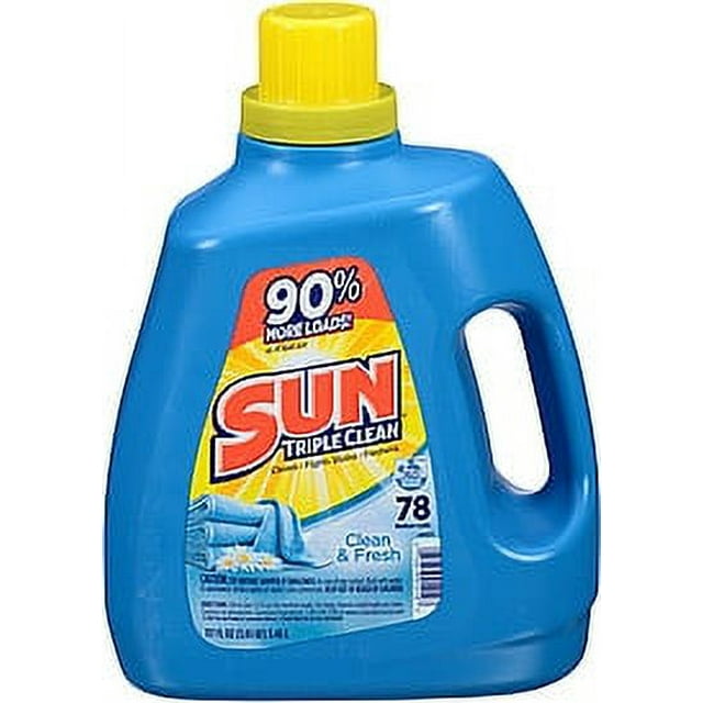 Sun® Triple Clean Clean & Fresh 78 Loads Laundry Detergent 117 fl. oz. Jug