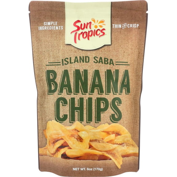 Sun Tropics - Chip Banana Island Original - 6 Oz, Case of 12