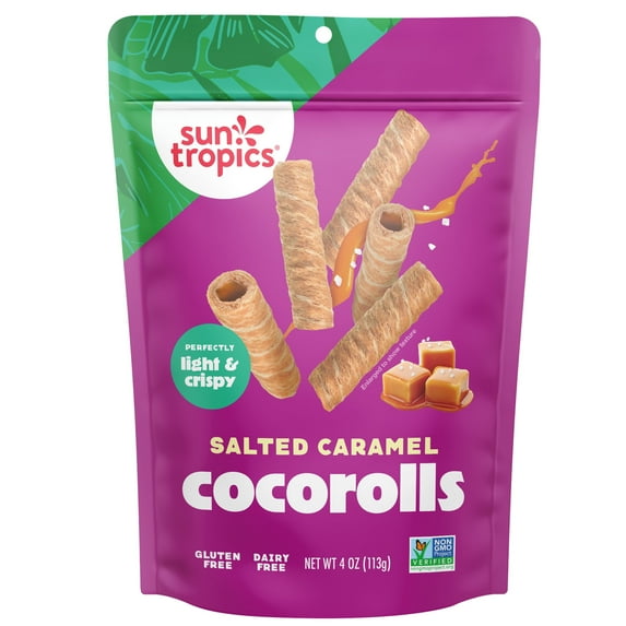 Sun Tropics CocoRolls, Salted Caramel (4oz) 6-pack