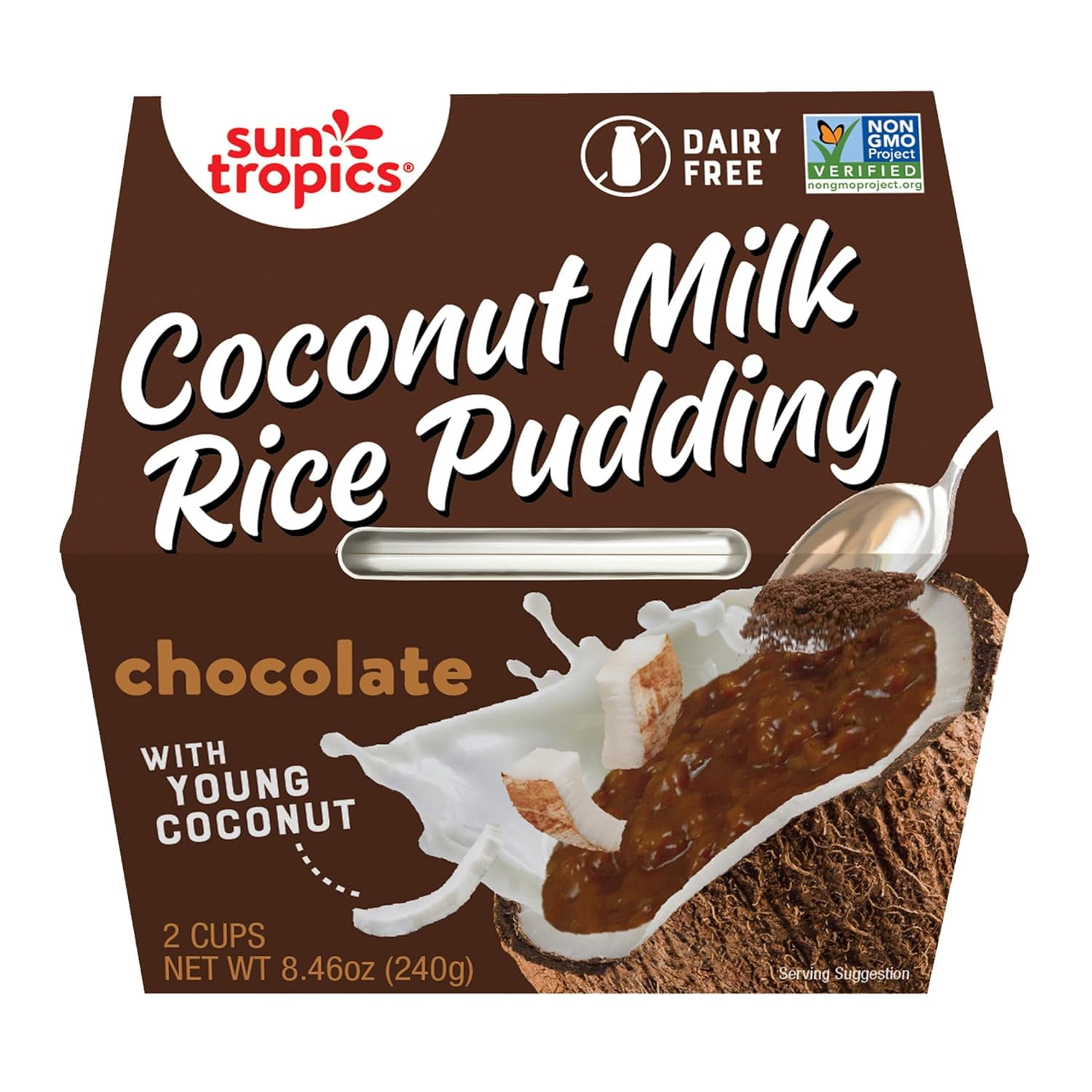 Sun Tropics Coconut Milk Rice Pudding Gluten & Dairy Free Chocolate 2