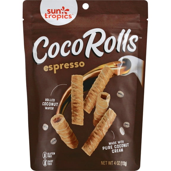 Sun Tropics - Gluten Free CocoRolls Espresso - 4 oz. Manufacturer Sun Tropics