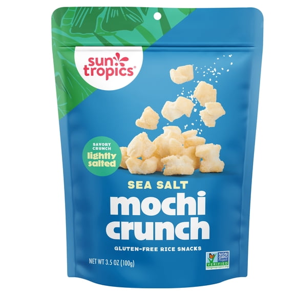 Sun Tropics MOCHI Snack Bites, Sea Salt (3.5oz) 6-pack