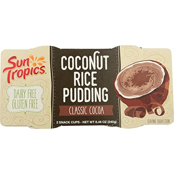 Sun Tropics Pddng Rice Ccnut Mlk Choc 8.46 Oz - Pack Of 6