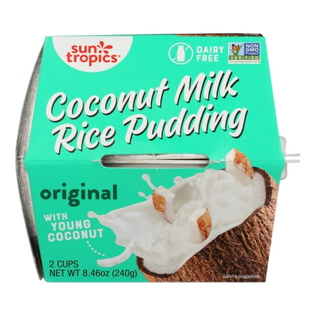 Sun Tropics Ready-To-Eat Coconut Rice Pudding - Case of 6 - 8.46 OZ