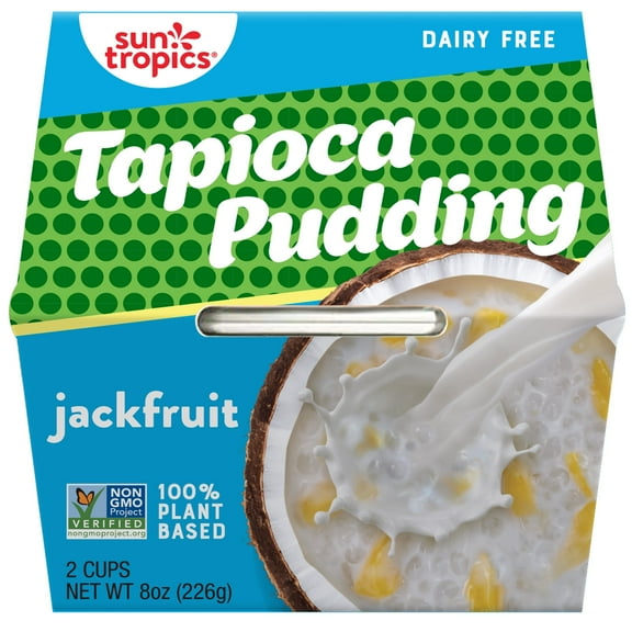 Sun Tropics Tapioca Pudding, Jackfruit 4.0oz (Pack of 6) - FOR LIMITED TIME ONLY