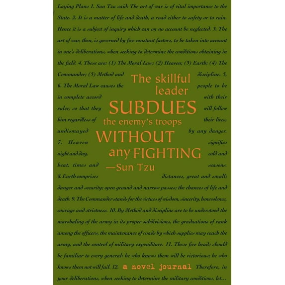 Sun Tzu: A Novel Journal: the Art of War (Compact) (Paperback)