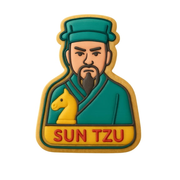 Sun Tzu The Art of War Cookie Cutter - 4x3" Creative Baking Mold